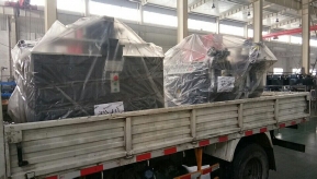 安徽省滁州市客户订购的数控母线加工机已装车出发