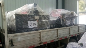 发往四川泸州和上海宝山的数控母排加工机已分别发货