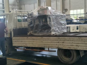 吉林省辽源市客户订购的303E-3-S铜排加工机已发出