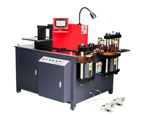 三工位母线加工机